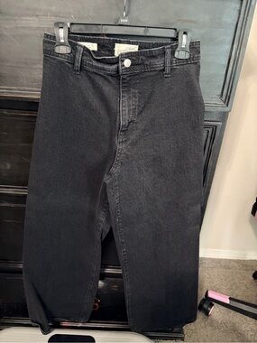 Universal Thread Black Wide-Leg Jeans